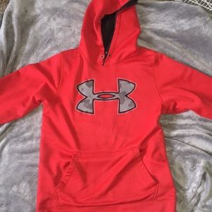 Red Under Amour sweatshirt